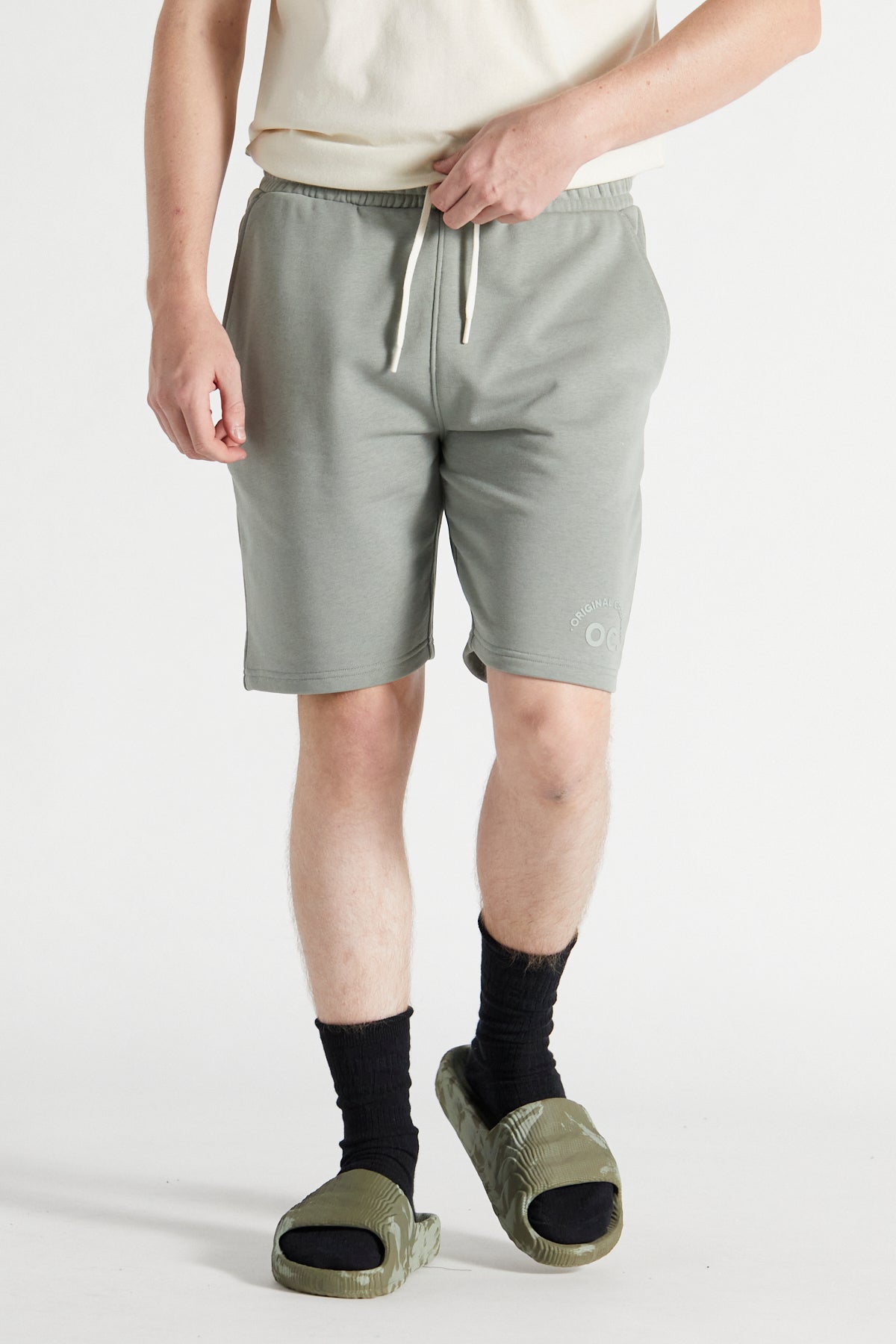 Scripture Shorts - Oyster Grey