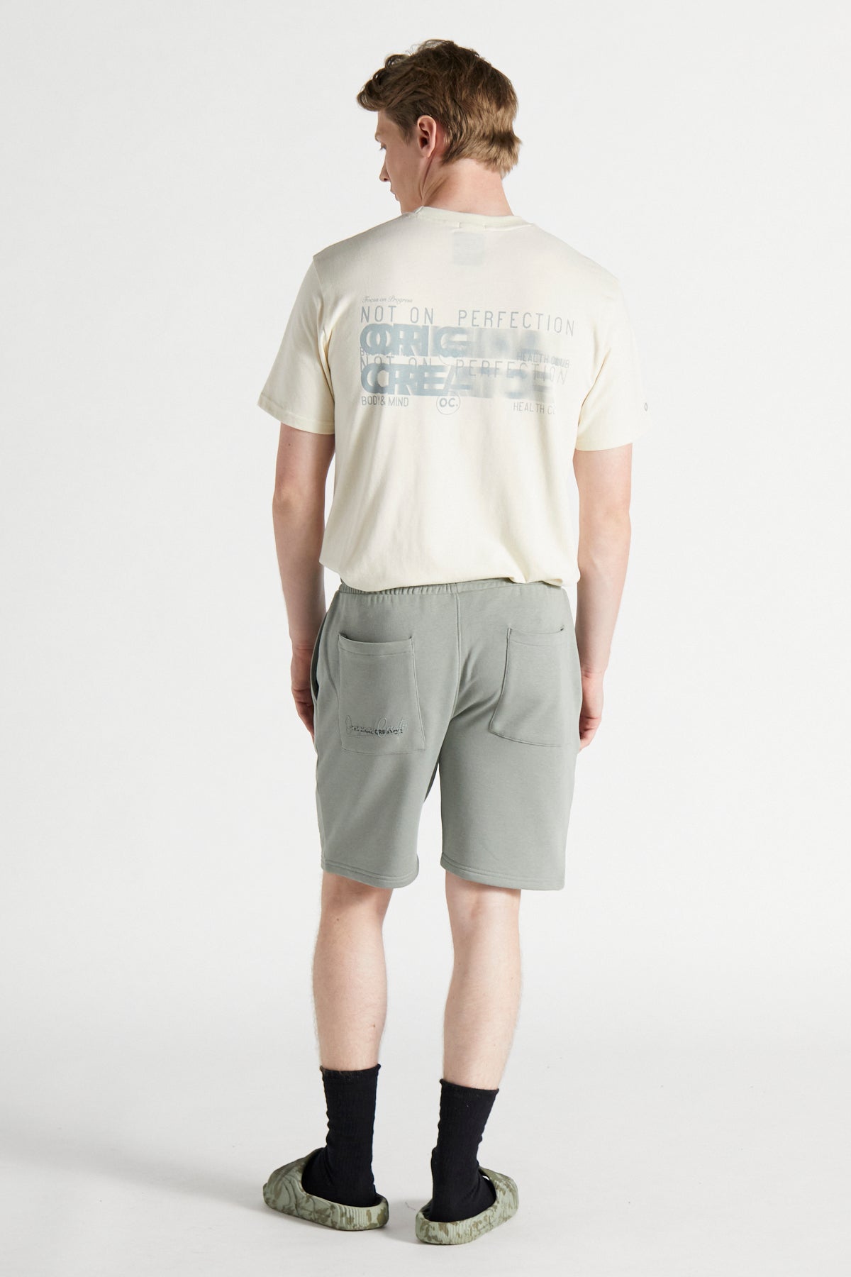 Scripture Shorts - Oyster Grey