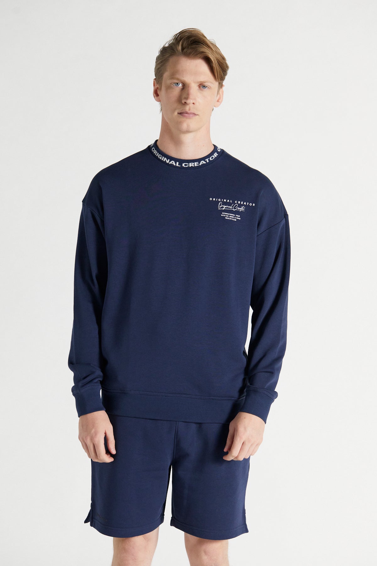 Tour Sweatshirt - Midnight Blue